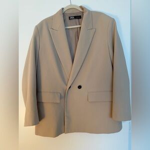 Zara Blazer Beige Oversize